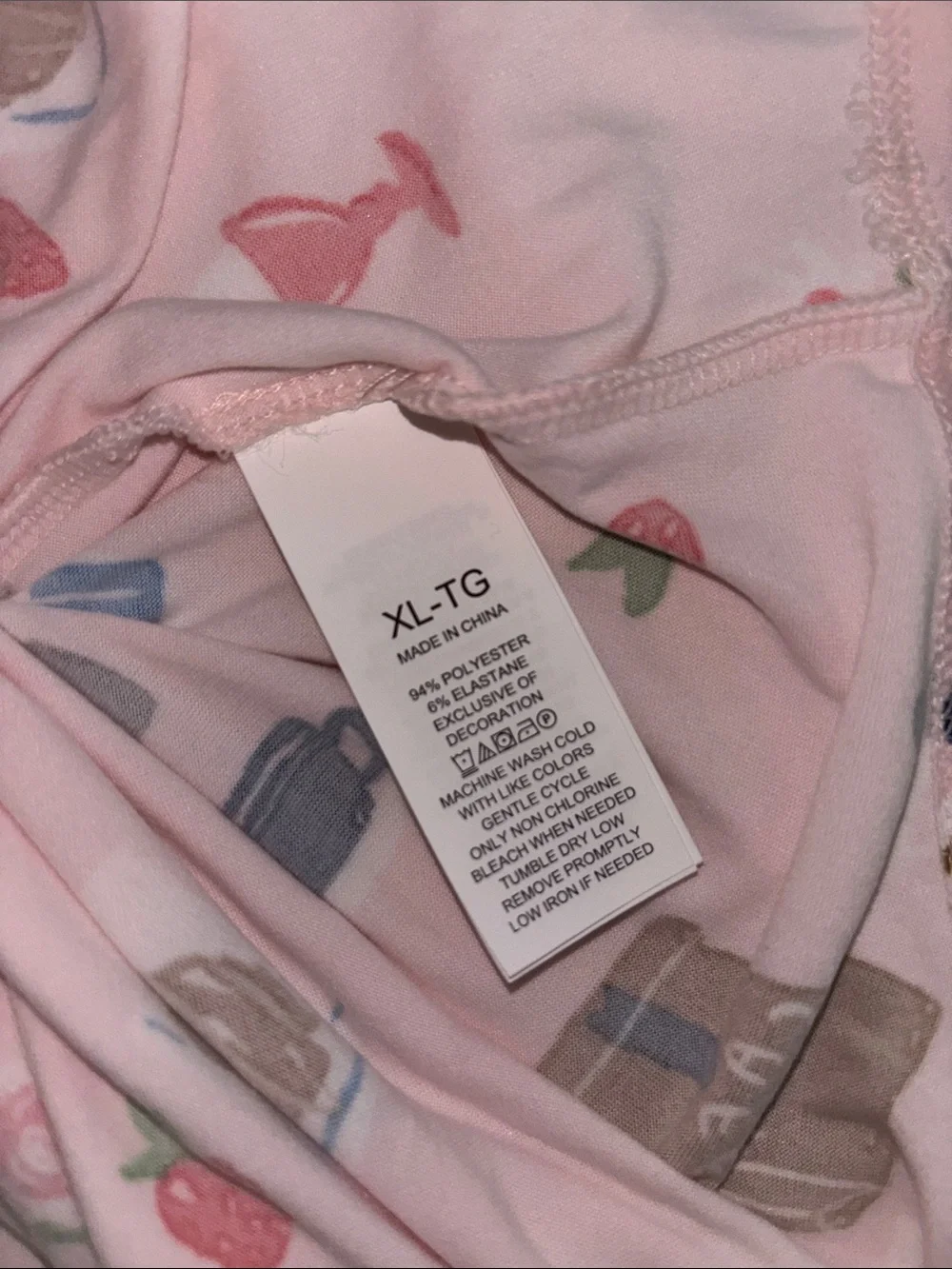 kate spade new york Cropped Printed Notch Collar Top and Pants Pajama Set 🥐☕️🍓🫐 - Picture 7 of 7